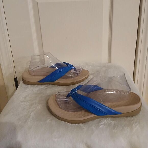 Vionic Shore Teal Blue Flip Flop Thong Sandals 9 Orthopedic Comfort Classic - Picture 4 of 8